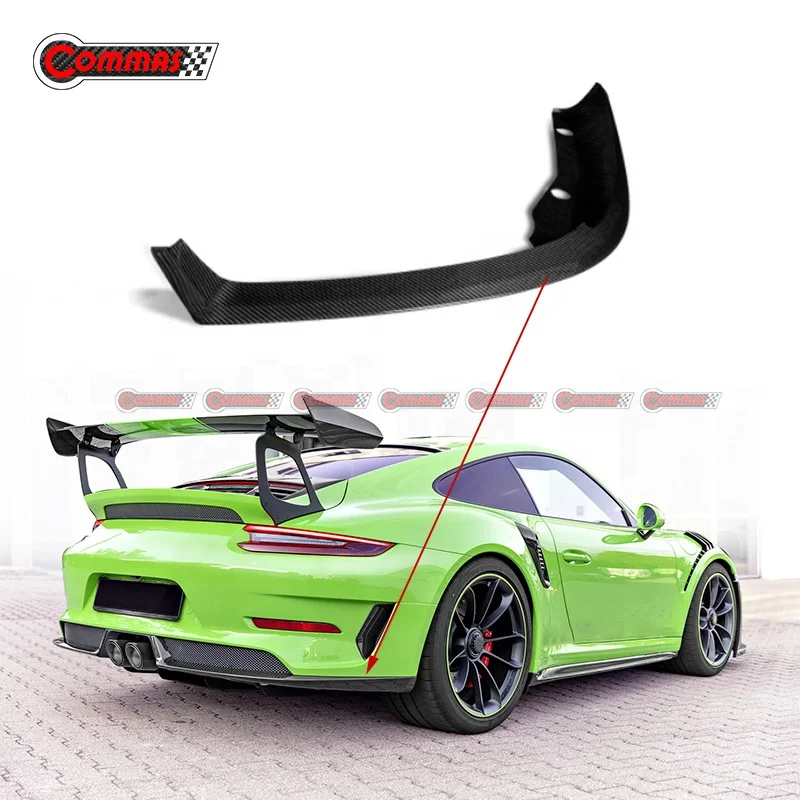 For Porsche 991.2 GT3 RS Style Carbon Fiber Rear Diffuser Splitter
