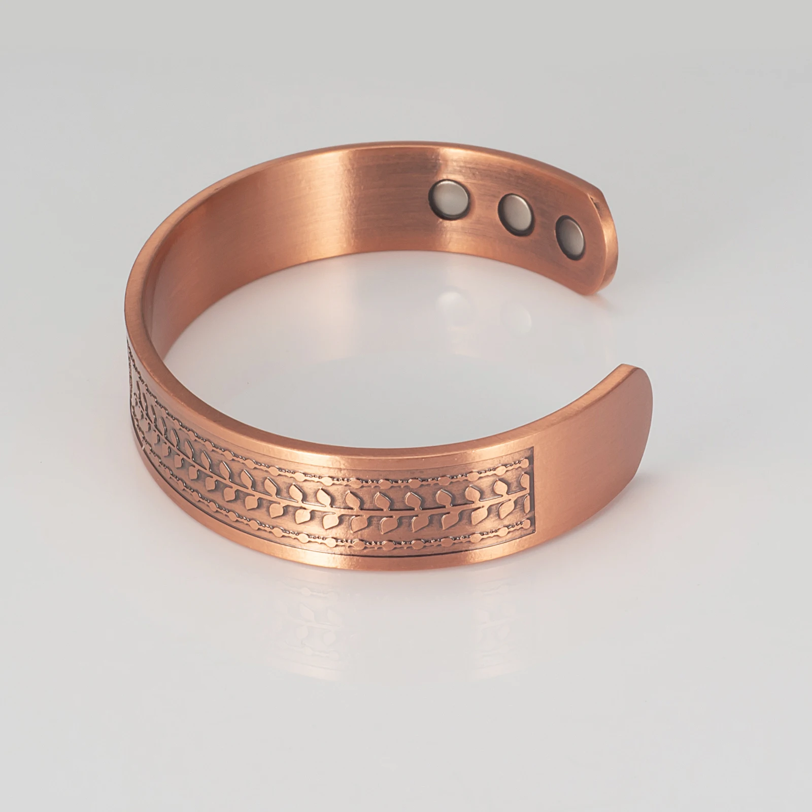 Wollet Classic 99.95% Pure Copper Bracelet Arthritis pain relief Threaded Braid Healthy Wrap Copper Magnetic bracelet