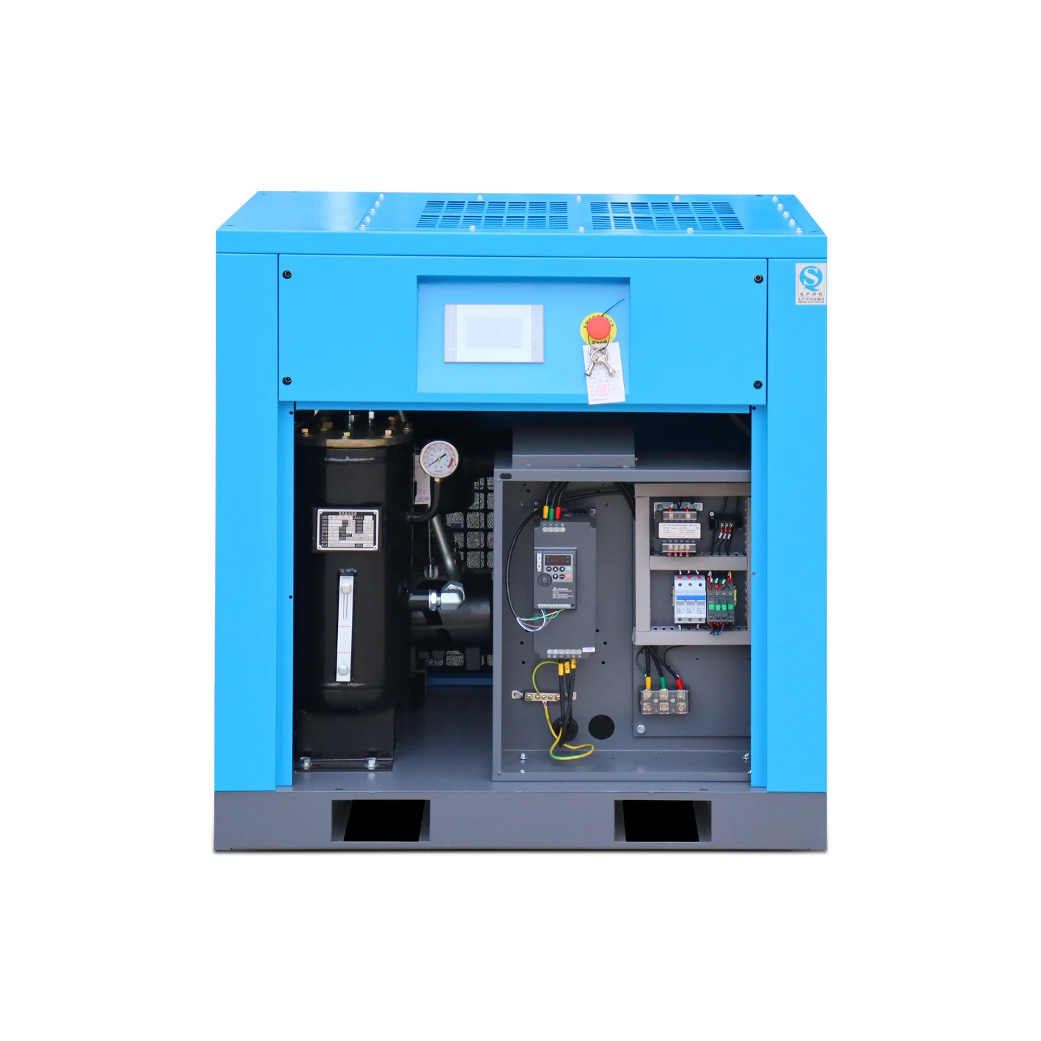 Permanent Magnet Vsd Variable Speed Energy Saving Low Noise Silent 22kw ip54  Rotary Screw Air Compressor