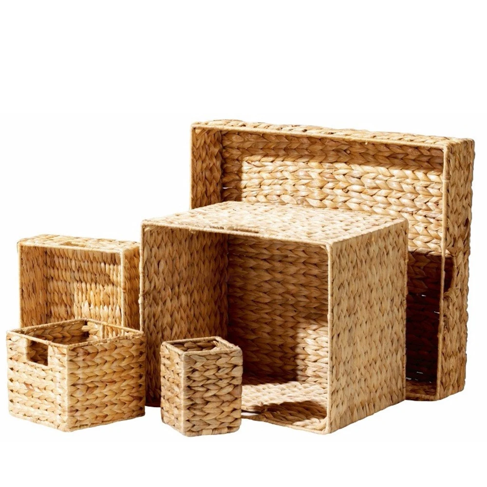 Professional Promotion Large Size Rattan Basket Storage Foldable Wicker storage basket