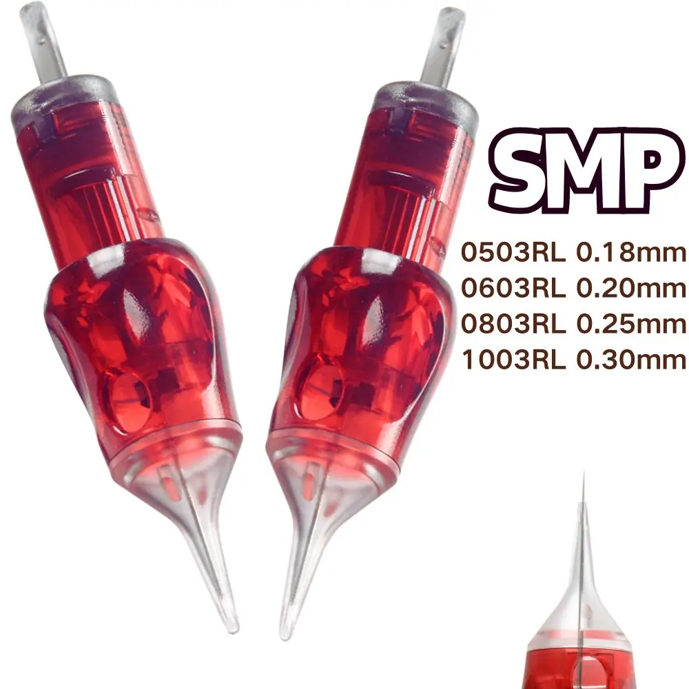 SMP Tattoo Needle 0803RL 0603RL 0503RL Permanent Makeup Eyebrow Scalp Micropigmentation Needle Cartridge For Hair Stokes
