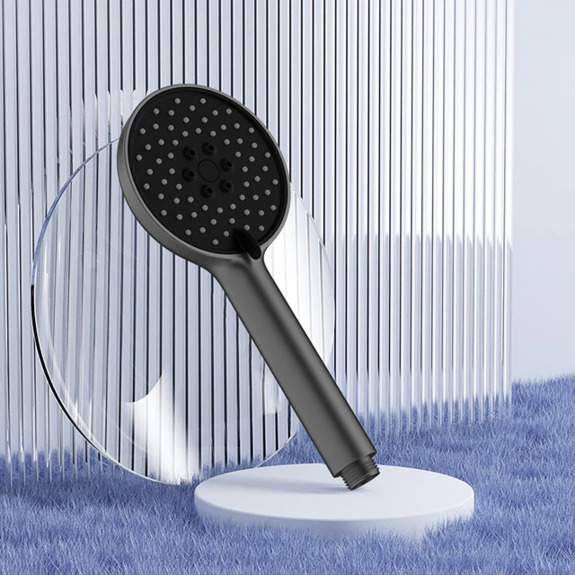 DQOK Professional Design Single function black shower headle Bathroom Shower Faucet Shower Set
