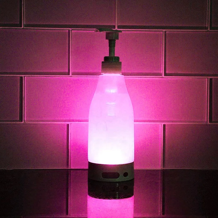 Customized motion activated led night light sensor liquid soap dispenser light