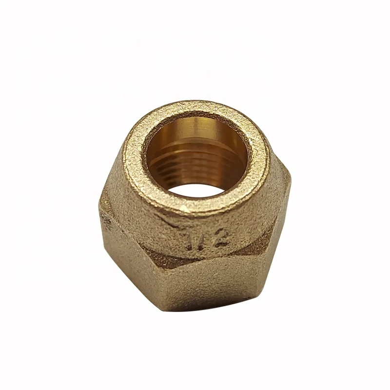 1/2 in. Forged Brass Flare Nut Fitting Air Conditioner Flare Nut