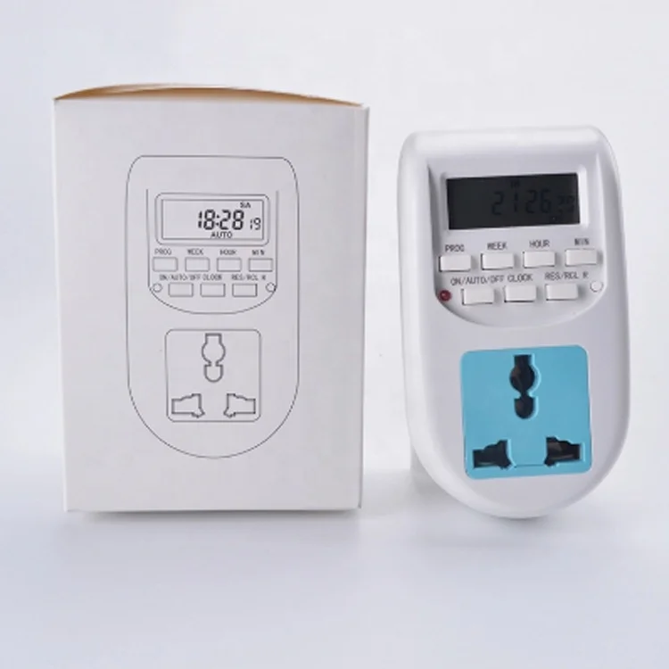 Кухонный Таймер Цифровой штепсельная вилка европейского стандарта AL-06 недельный программируемый электронный переключатель освещения настенный контроллера