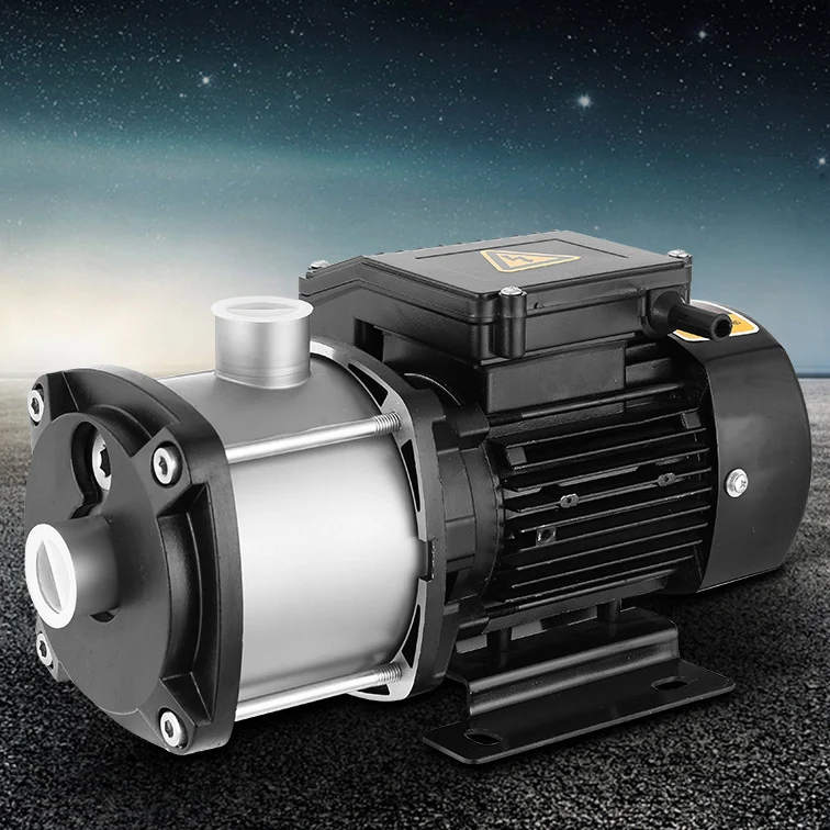 Aikon Max 4KW Household Stainless Steel Inner Flow Parts Horizontal Multistage Pump 380v for Water Supply