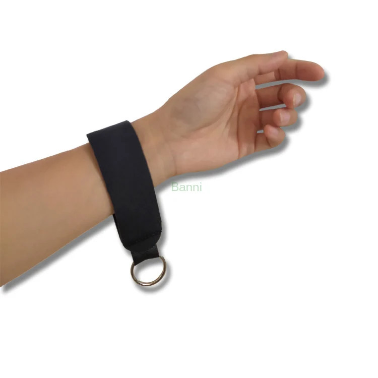 Custom Wristlet Keychain Neoprene Hand Wrist Lanyard Keyring Key Chains  for Women Men Kids