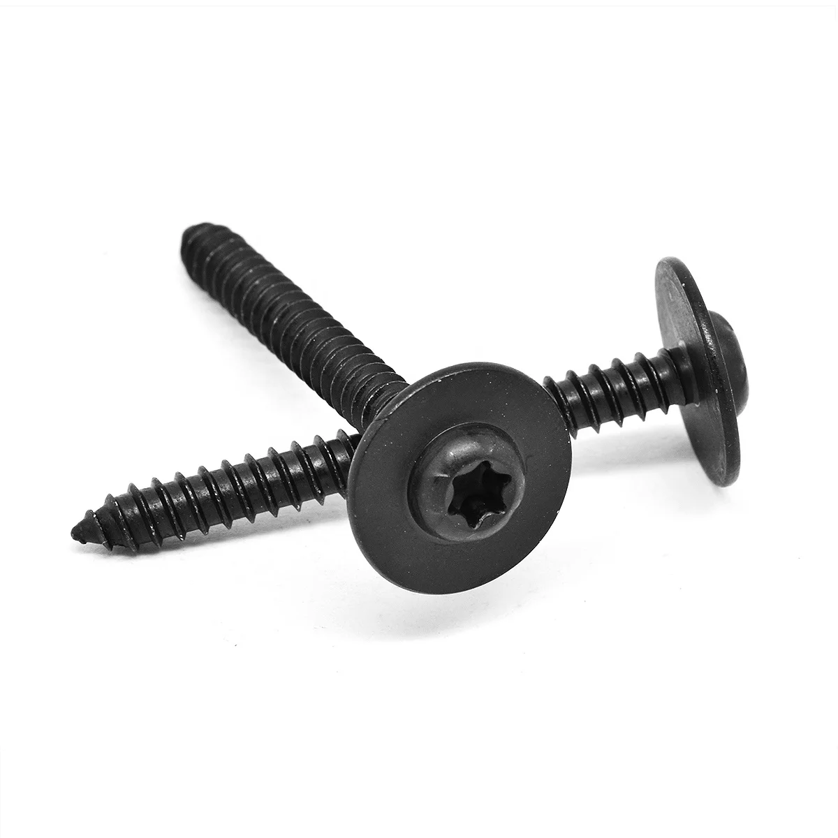 T25 палубные винты torx ручка Самонарезающий Плоский Черный винт из нержавеющей стали для пластика