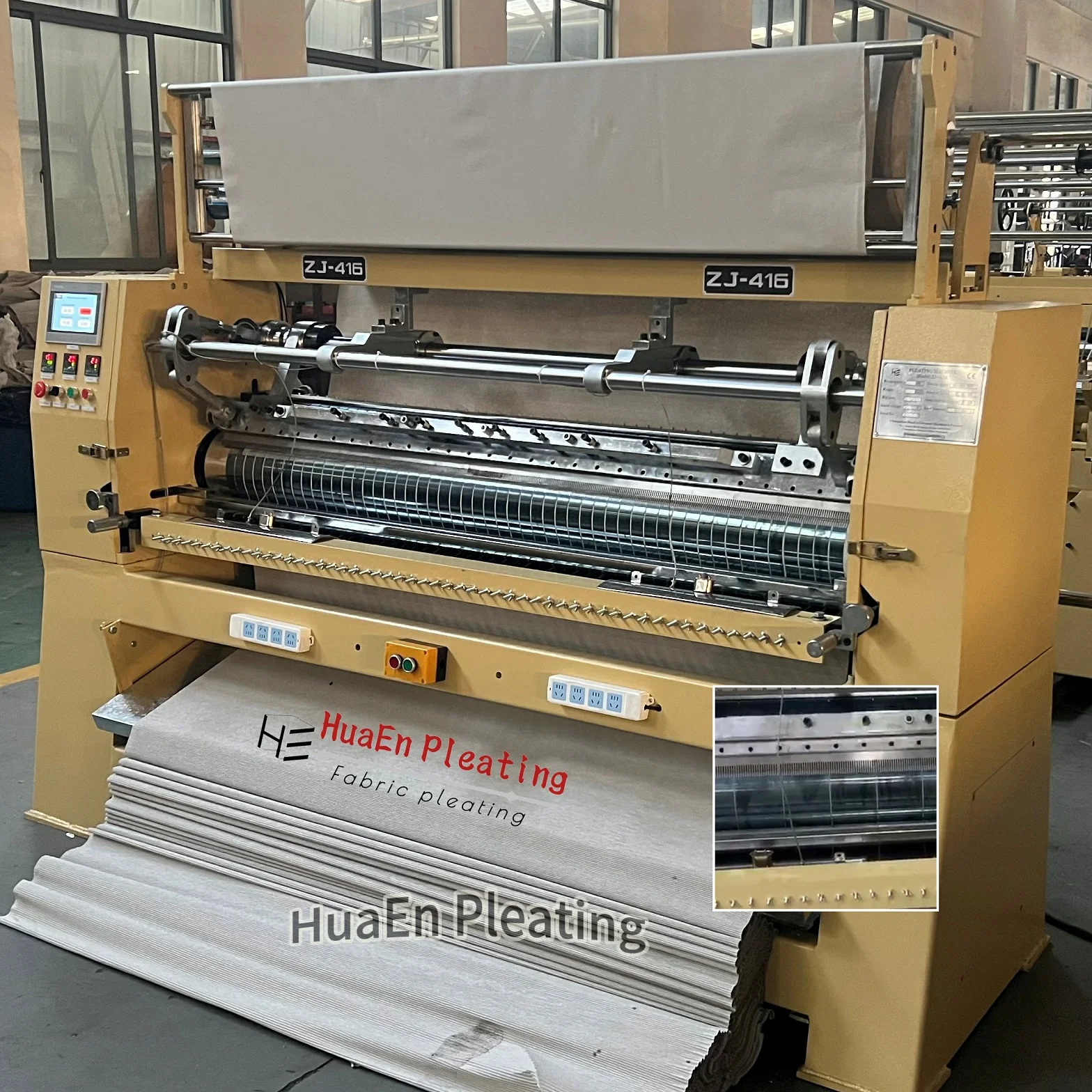 Knickers Headscarf Muffler Frock Dress Pleat Making Machine Changzhou Huaen/automatic curtain pleating machine