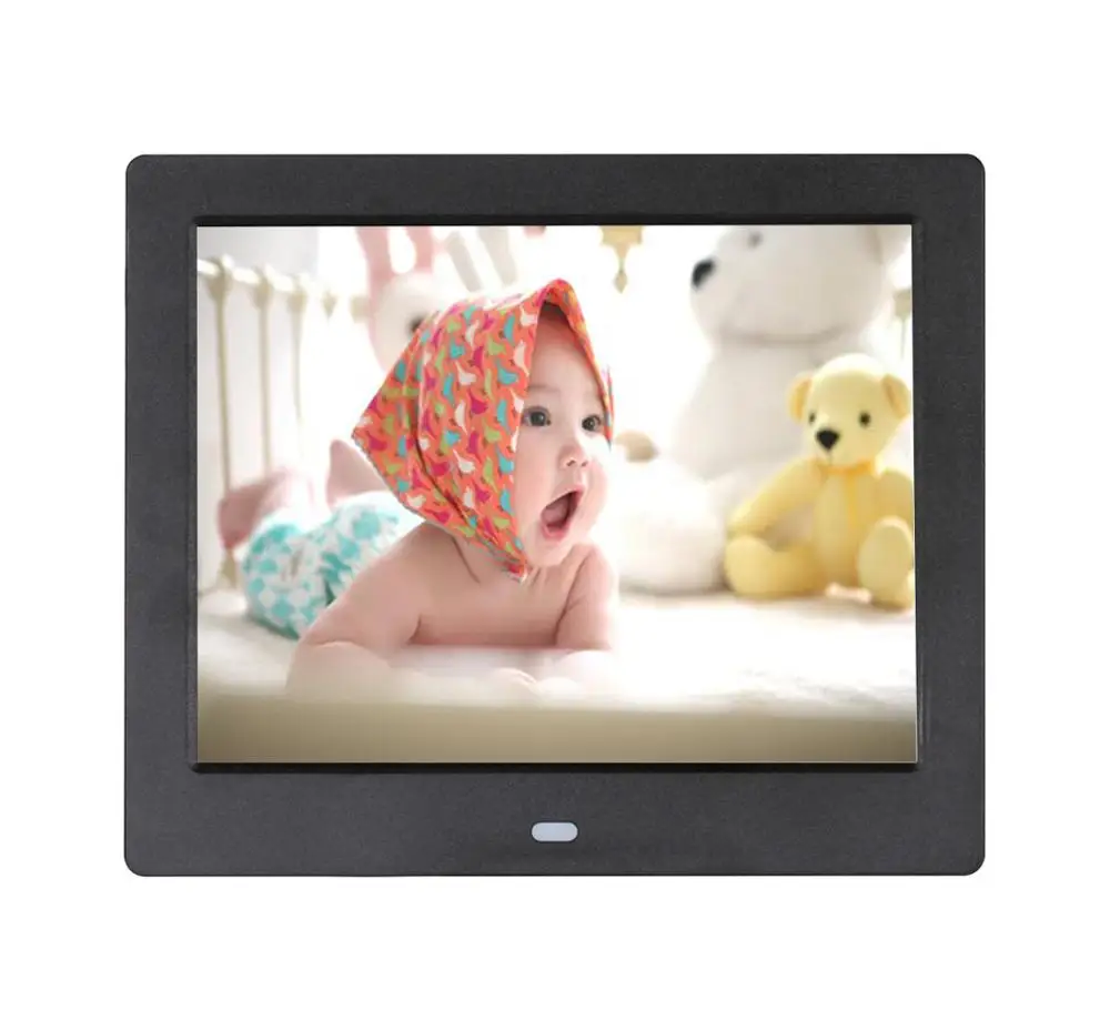 Wifi цифровая фоторамка 8 дюймов HD 800*600 экран Цифровая 4:3 широкоэкранный 1080P видео плеер с фоновой музыкой