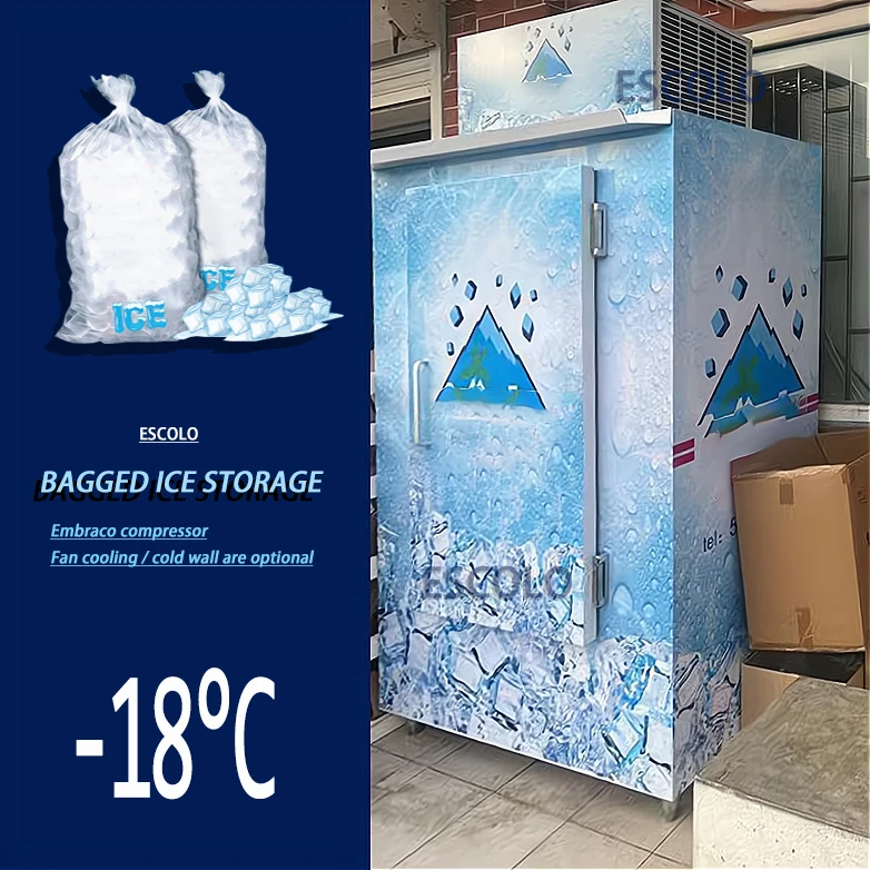 Single Door Chiller Fan Cold Storage Bag Piled Ice Bin Heladera Glass Door Standing Commercial Freezer Refrigerator