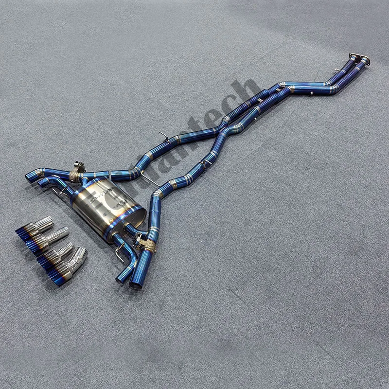 OEM клапан Catback выхлопная система для BMW X3M/X4M F97/F98 3 0 T 2019-2022 гоночный спортивный автомобиль из титанового сплава труба глушитель