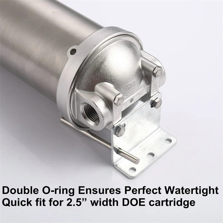 NSF HMS-10C Stainless Steel Kitchen  Water Purifier  Filtration Water System Filter Housing