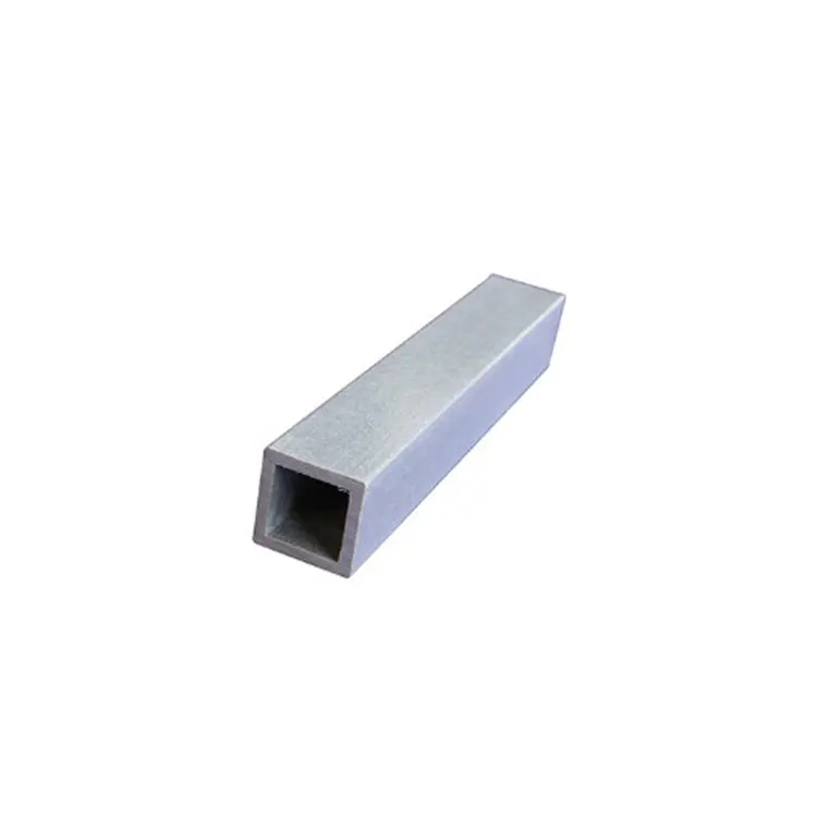 Square Tube Pipe Pultruded Reinforced Fiberglass for Construction ST-50 Thickness 3.5MM Customized Color Free Sample 50MM FRP