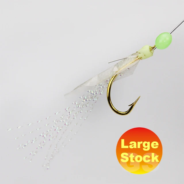 8#-19# Hot Sale Fishing Sabiki Rigs Luminous Fish Hook Glow In Dark Saltwater Fishing Hook