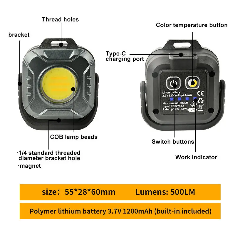 small key chain light mini linternas led alta potencia strong super bright magnet COB mini LED rechargeable keychain flashlight