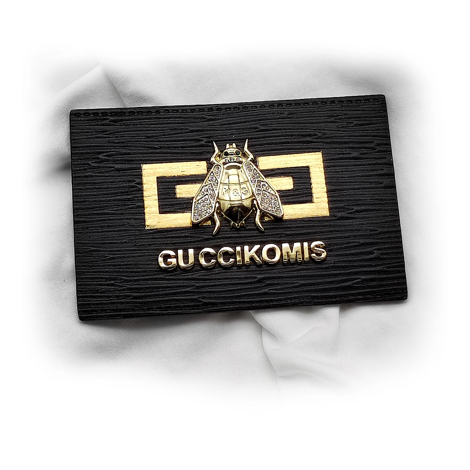 Custom Emboss leather bags labels brand metal logo leather patches