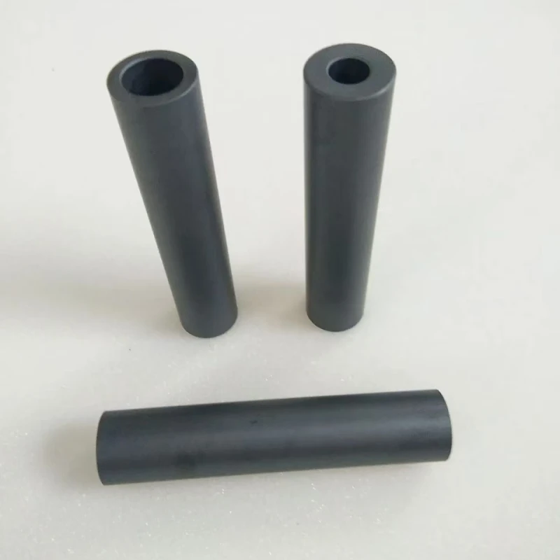 metal foundry OEM Customized refractory material industrial furnace sintered Silicon carbide ceramic tube