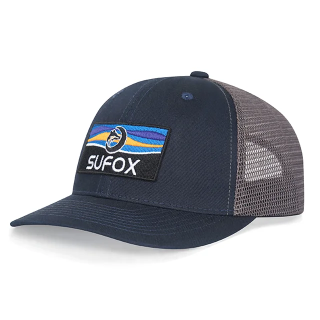 Low Price Custom Embroidery Patch 6 Panel Trucker Hats China Manufacturer High Quality Baseball Cap Sports Cap