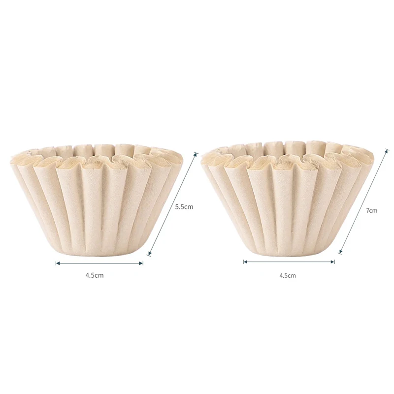 Wholesale High Quality Wood Color Pour Over Coffee Filter Natural Coffee Filter Paper