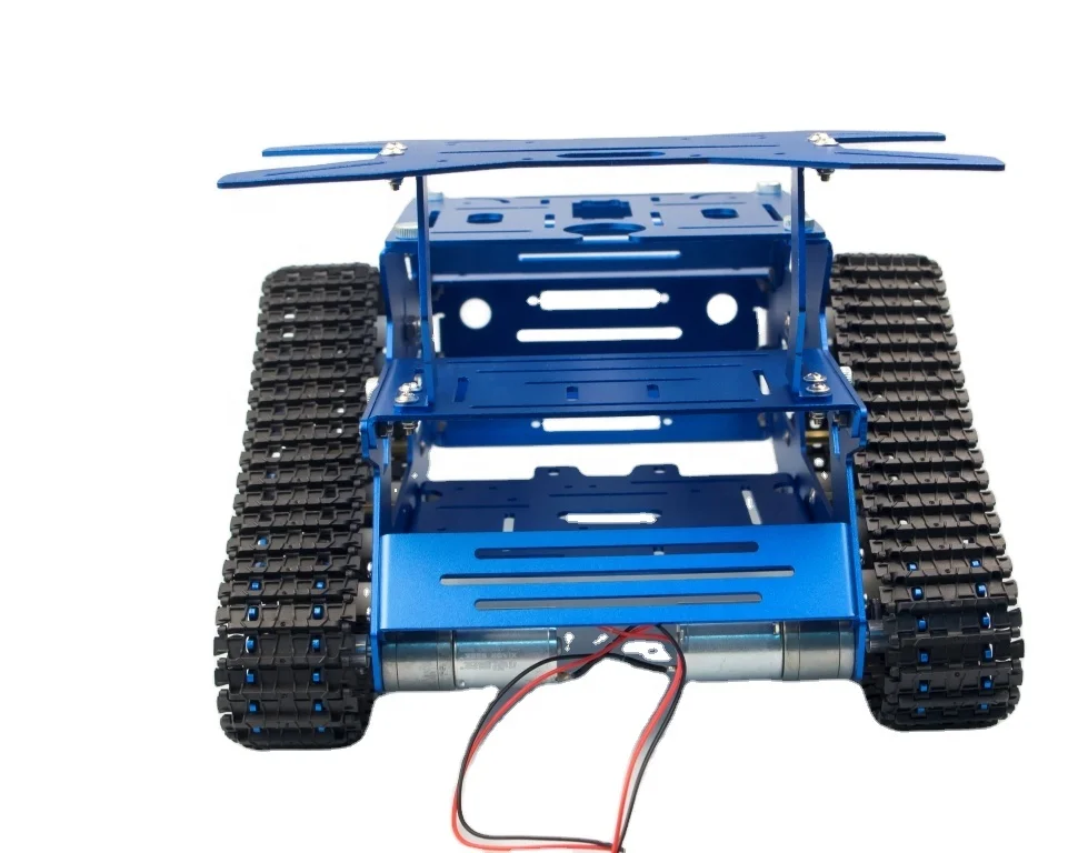 TH-X 2WD Motors Full Aluminum Alloy wireless rc Smart Car Chassis Kit for kids diy smart Robot car accessories kits