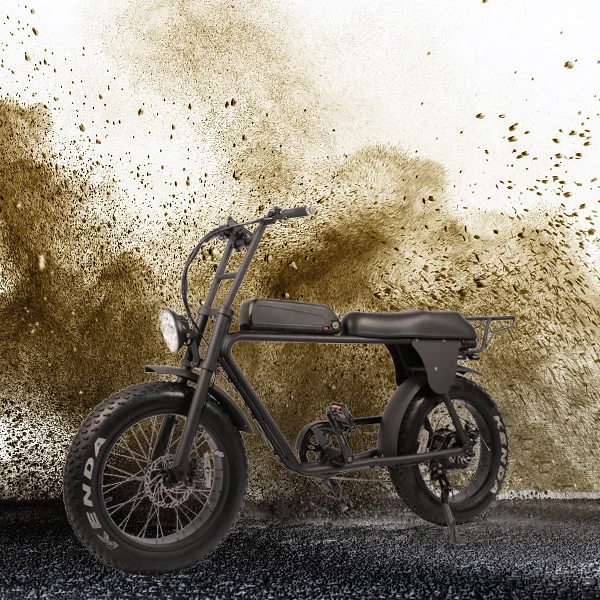 Супер 1000w приведенный в действие мотор для электрического велосипеда 48V 15.6Ah литиевая батарея фара электровелосипеда толстыми покрышками винтажный Электрический велосипед