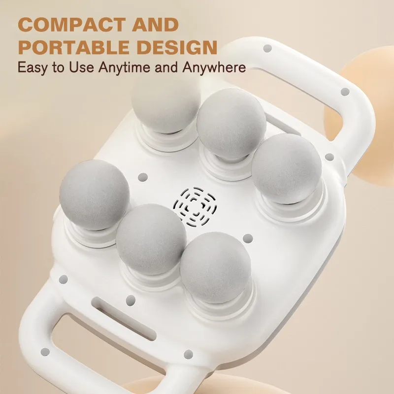 6 heads electric massage gun deep muscle massager gun fascial rechargeable body massage gun