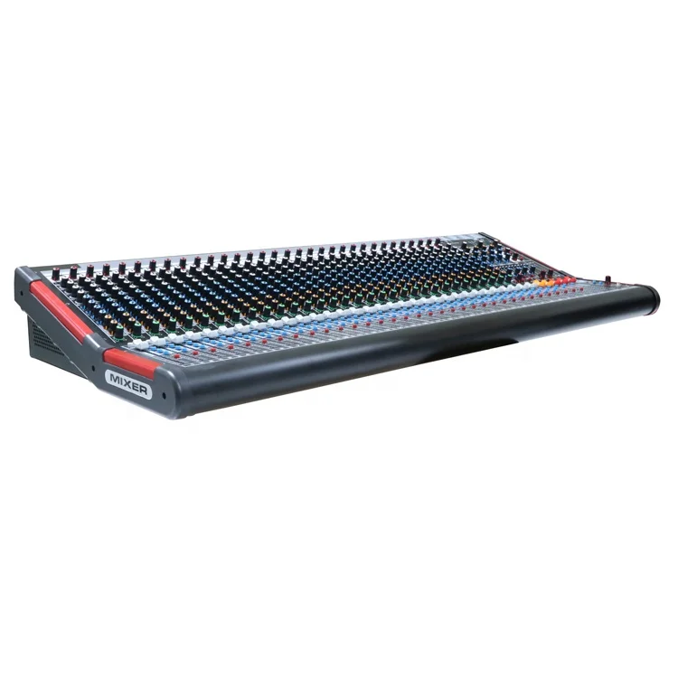 KS32 32 Channel Professional Audio Mixer 48V Phantom Power Support Monitor Mixer DJ Sound Mixing Console