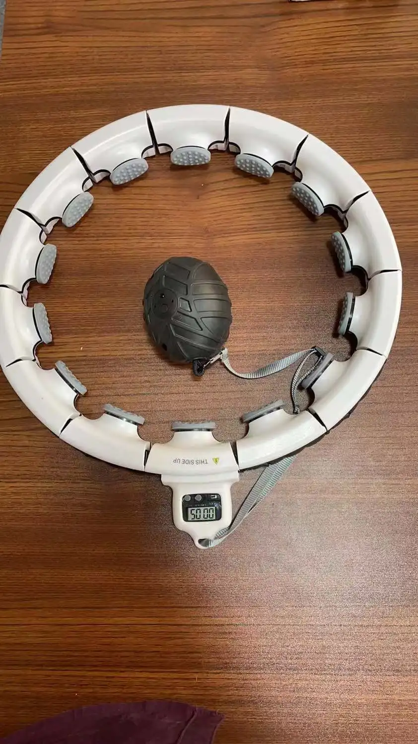 Premium Counting 16 Knots Detachable hoola ring hop Smart Weighted workout hoola hoop home workout sports hoop circle for Adults