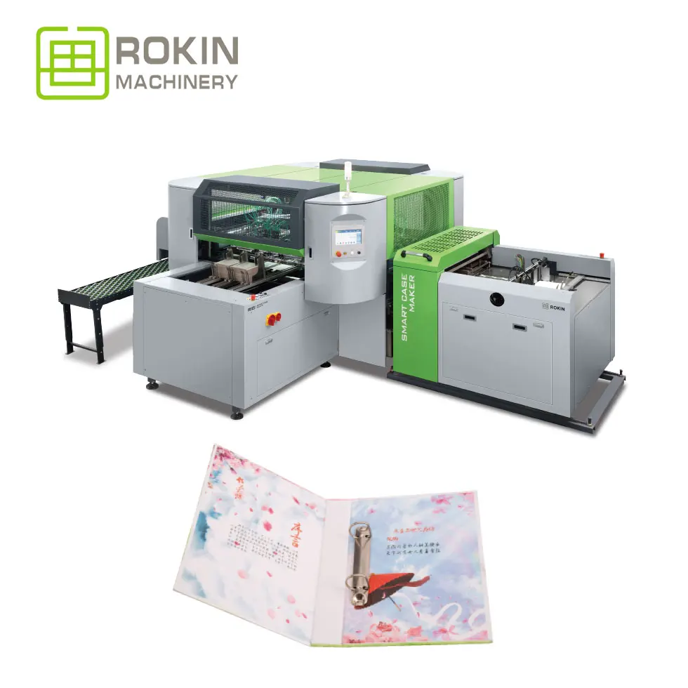 ROKIN BRAND CE certificate 1 year warranty Paper Notebook Making Machine