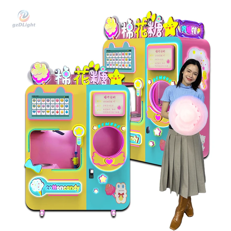 Factory Wholesale Cotton Candy Machine Mini Commercial Snack Food Processing Equipment