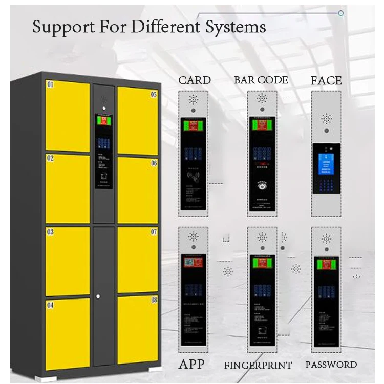 Public Usage Locker Intelligent Locker With System Smart Digital Smart Storage Locker