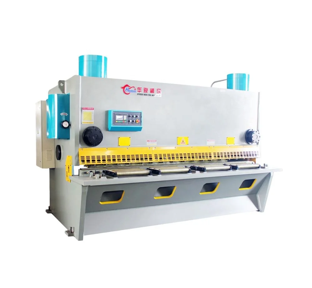 Huaxia CNC QC11K 8x2500 amada high precision speed hydraulic guillotine metal cutting shear shearing machine