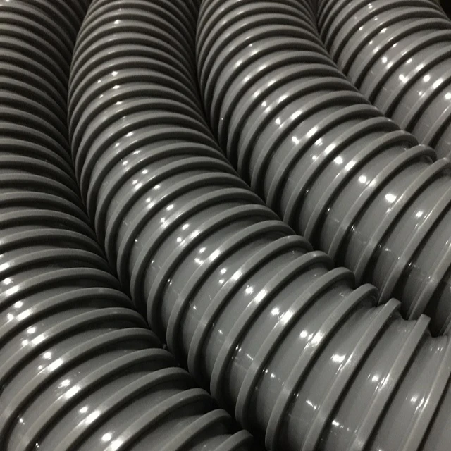 Flexible PVC Grey Duct Hose Producer Hose PVC Material Light Durable Flexible Soft Hose