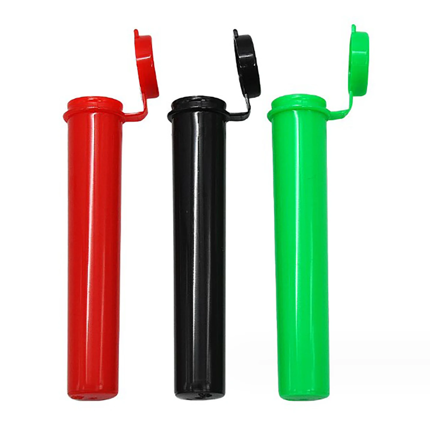 94mm smell proof CR cap pop top tube airtight vial plastic waterproof pill tube medicine container herb box with childproof lid