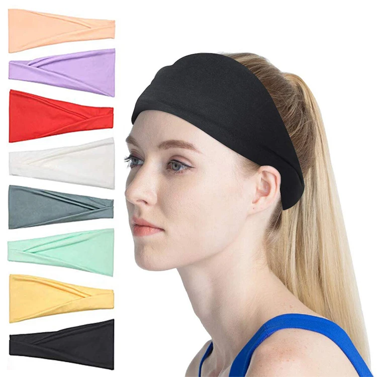 Headbands for Women, Bohemian Style Yoga Elastic Headwraps Head Wrap Hair Band