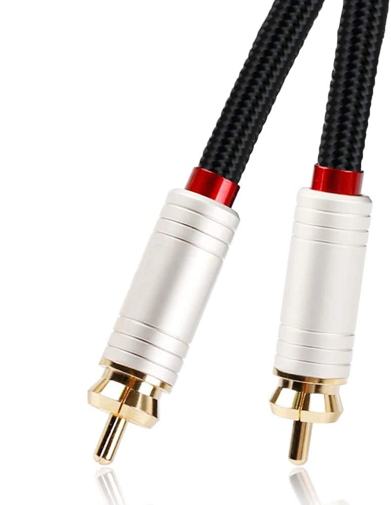 Digital Audio RCA Cable Premium Stereo RCA to RCA Coaxial SPDIF Cable Male Speaker Hifi Subwoofer Cable AV 0.5m 1m 2m 3m 5m