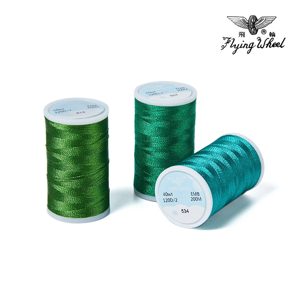 40WT Brother Colors 40 Spools 120D/2 200 Meters 100% Polyester Embroidery Thread Sewing Thread