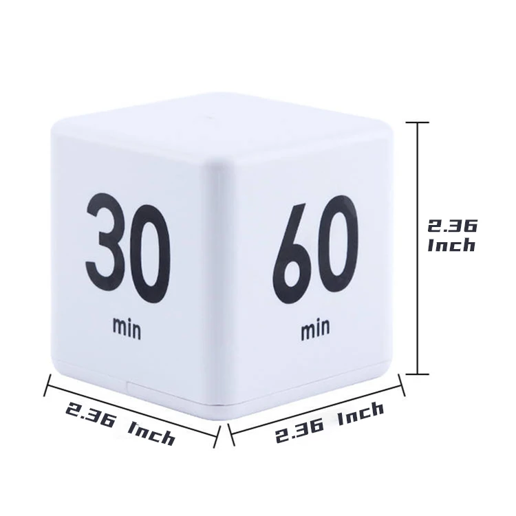 Countdown Alarm Cube Timer Management  Kitchen Timer Workout Timer For Studying, Cooking