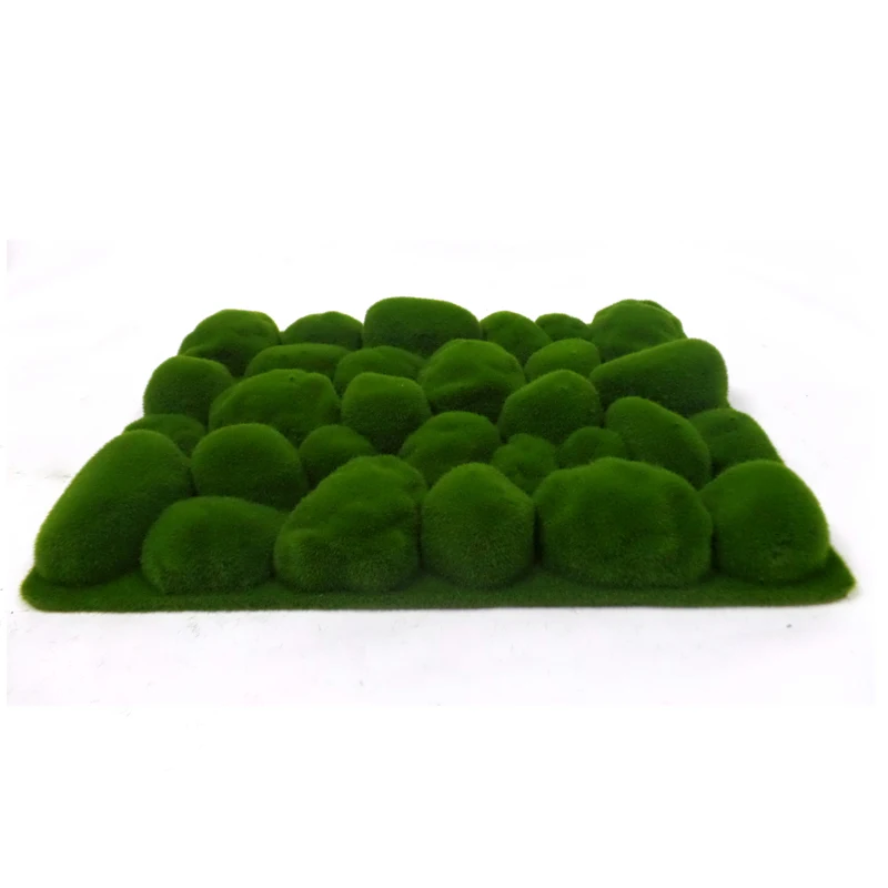 garden decoration artificial moss stone carpet cheap artificial grass carpet