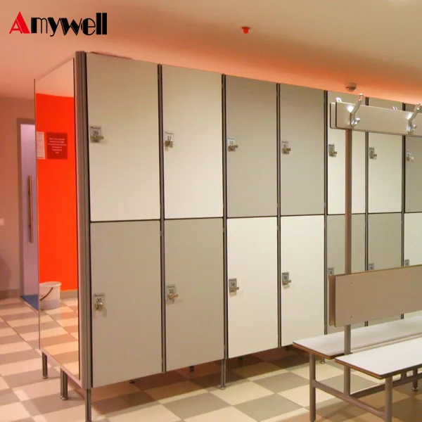 Amywell hotsale matt surface durable waterproof hpl compact laminate mini locker