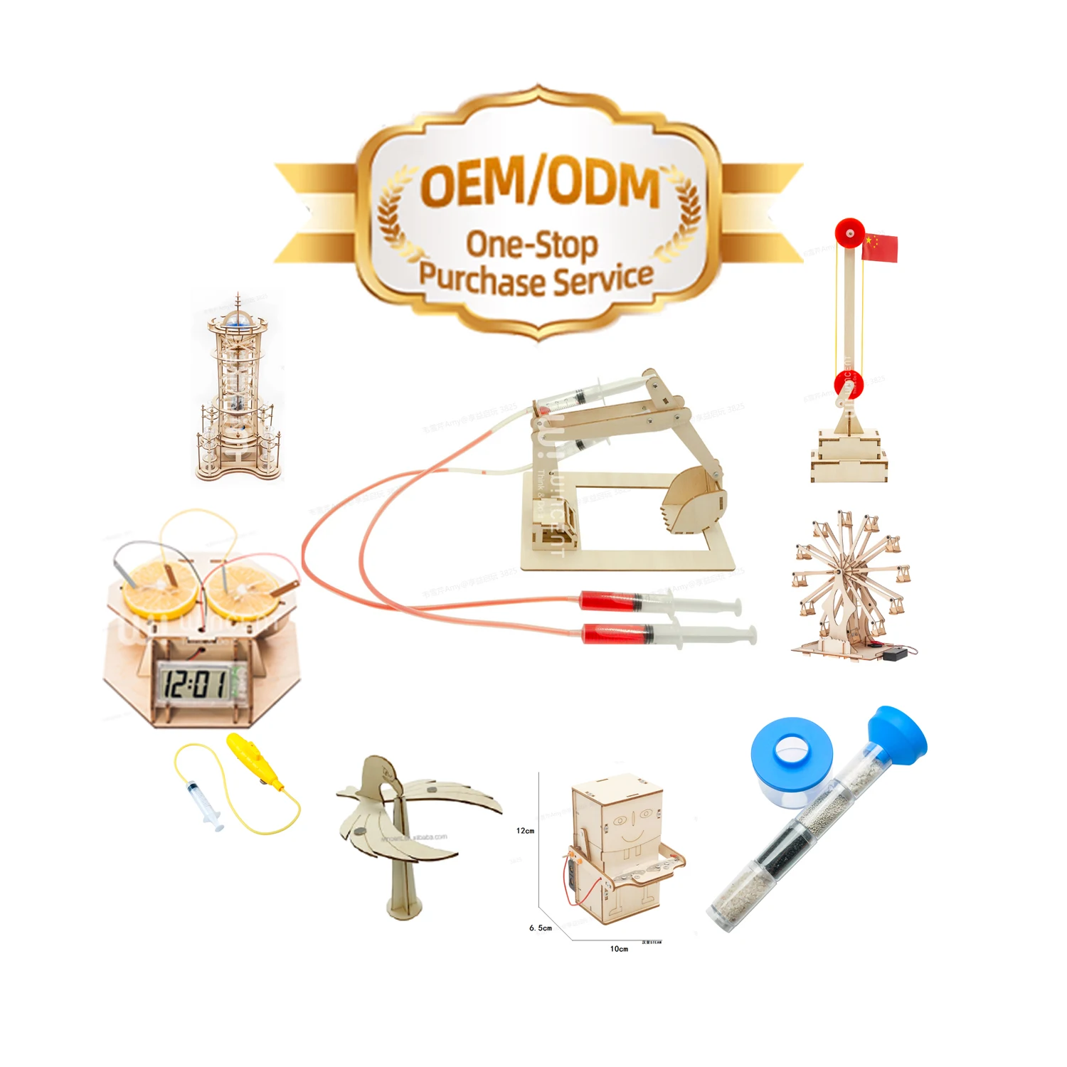 OEM ODM CPC Certificated Low Moq Products Science Experiences Hydraulic Cyborg Hand Stem Science Modules