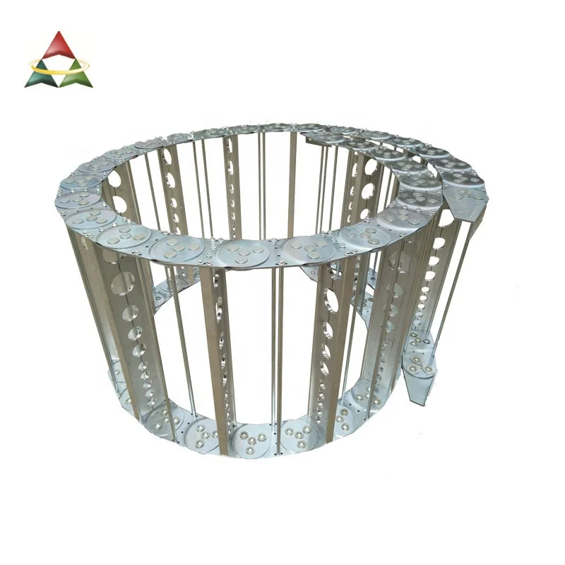 Heavy duty industrial cnc machine steel cable drag chain