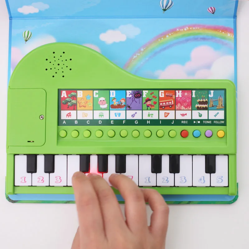China Custom Music Touch Button Multi-function Electric Piano Keyboard Kids Books