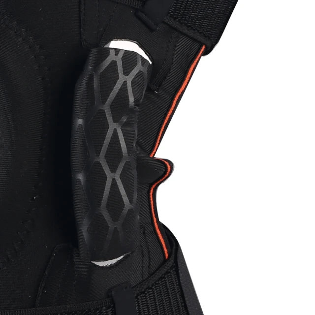 Open patella hinged knee support breathable neoprene with side stabilizer knee brace for injury recoery