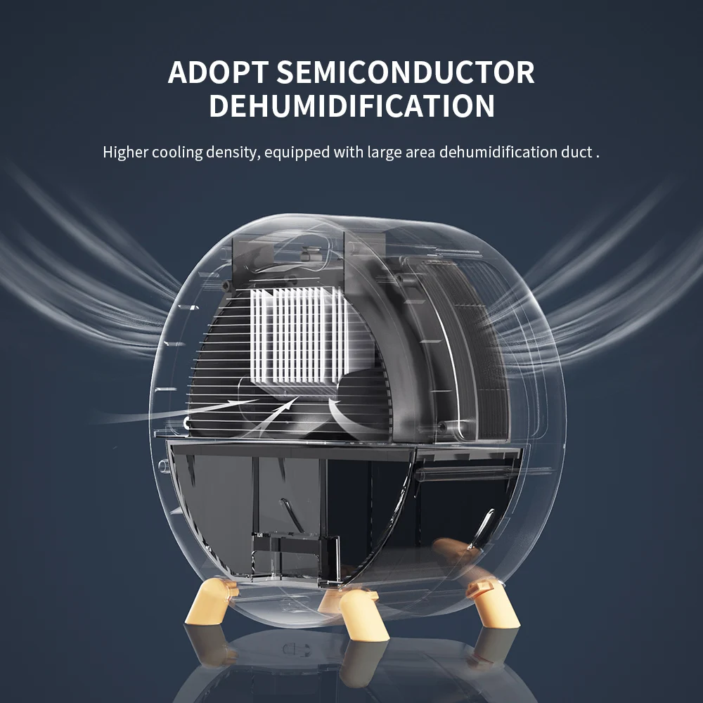 2024 New arrivals portable air dryer desktop removable water tank home mini dehumidifier