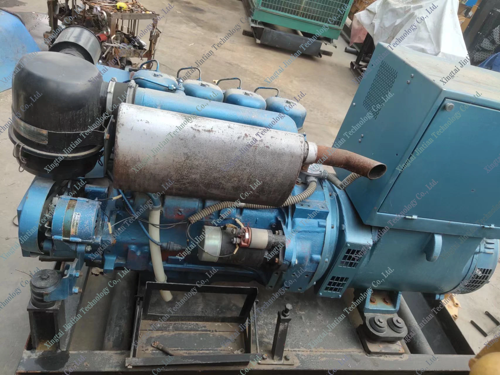 Used 30kW Generator Set with F4L912 Air Cooling Diesel Engine
