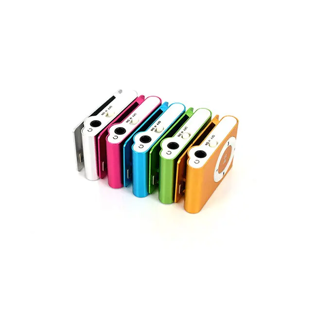 Mp3-плеер Walkman с металлическим зажимом спортивный мини MP3-плеер Usb-кабелем и наушниками поддержка