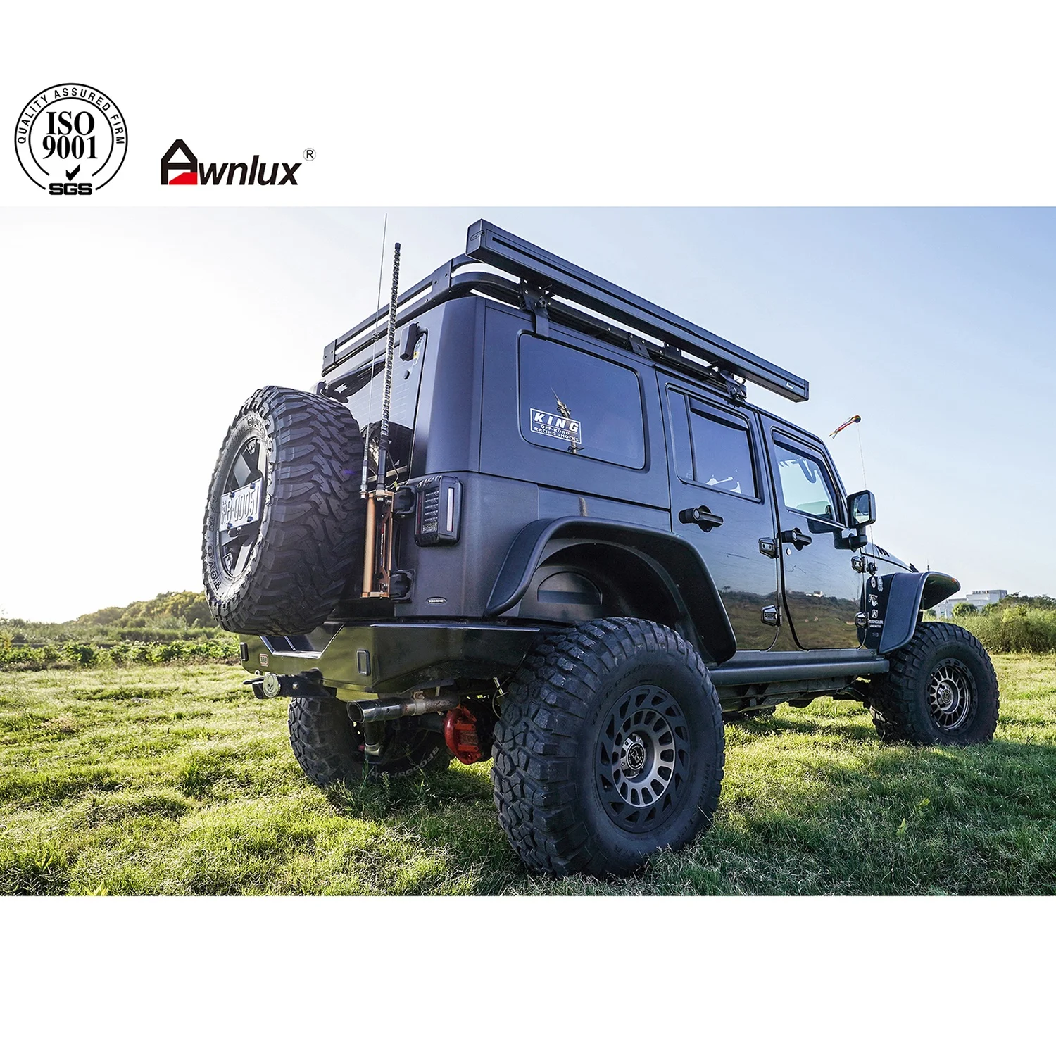 Aluminum Case Pick Up Custom Auto Side Awning for Camper Truck