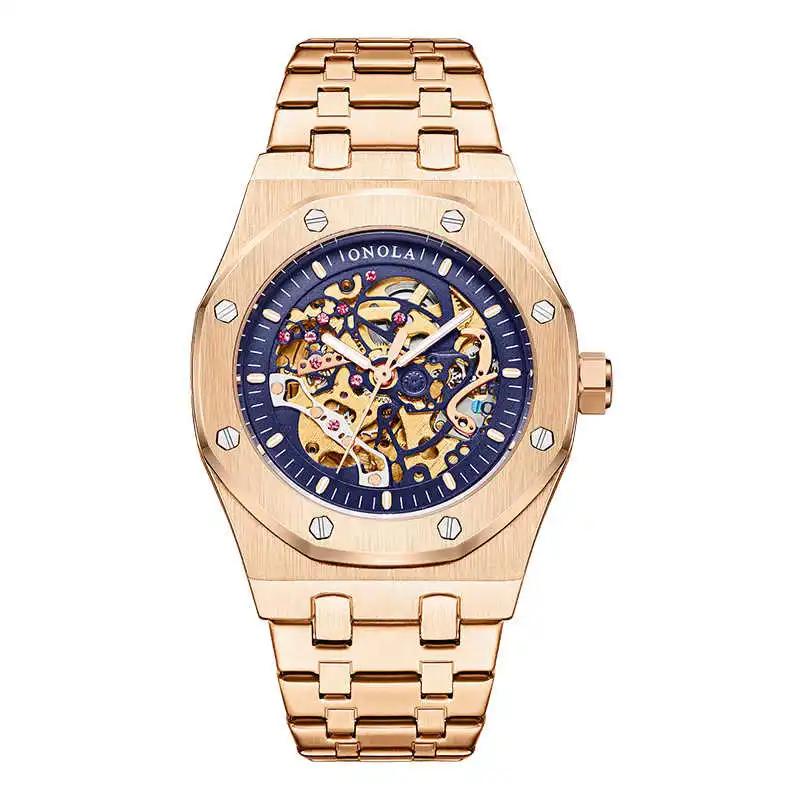 2021 Brand Designer Swiss Tourbillon Movement Wristwatches Relojes For Mens 18K Gold Plated Automatic Mechanical Clock Watches